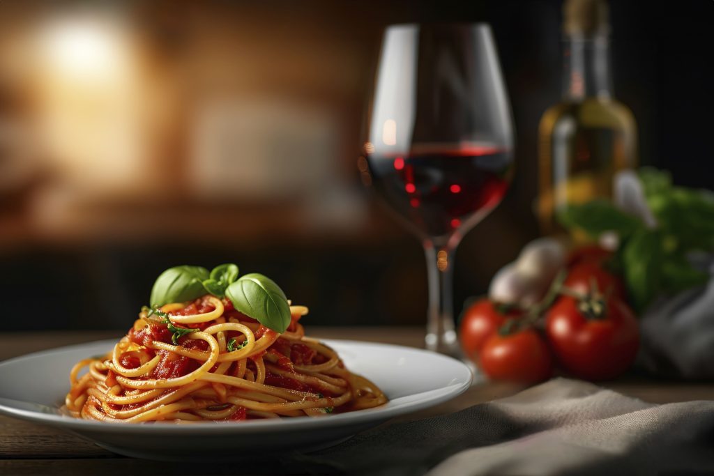 Wine and Pasta
